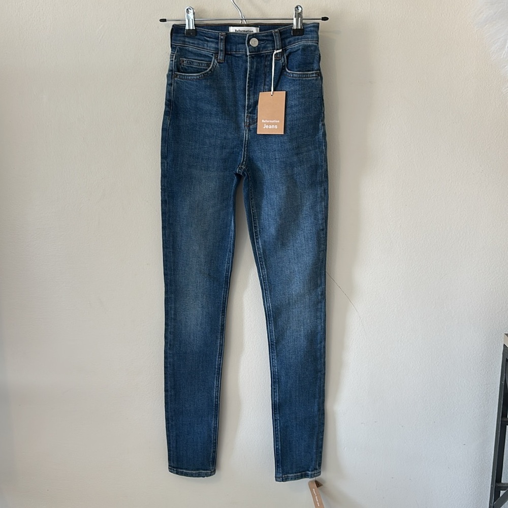 Reformation NWT Denim Bundle - Size 23 + 24 - Picture 9 of 16
